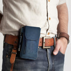 Leather Village stylish leather phone belt holster case