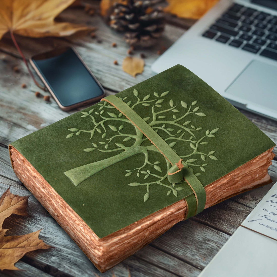 TREE OF LIFE JOURNAL - VINTAGE LEATHER JOURNAL