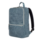 Teal Blue Leather Laptop Backpack for Work & Travel Leather Village