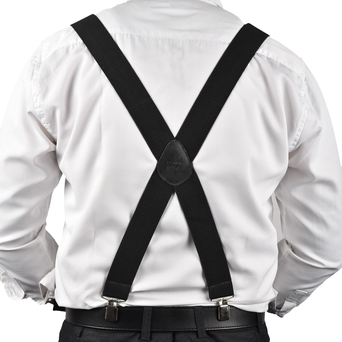 Adjustable Suspenders for Men & Women X-Back Elastic Braces with Strong Clips, Classic Style for Any Occasion