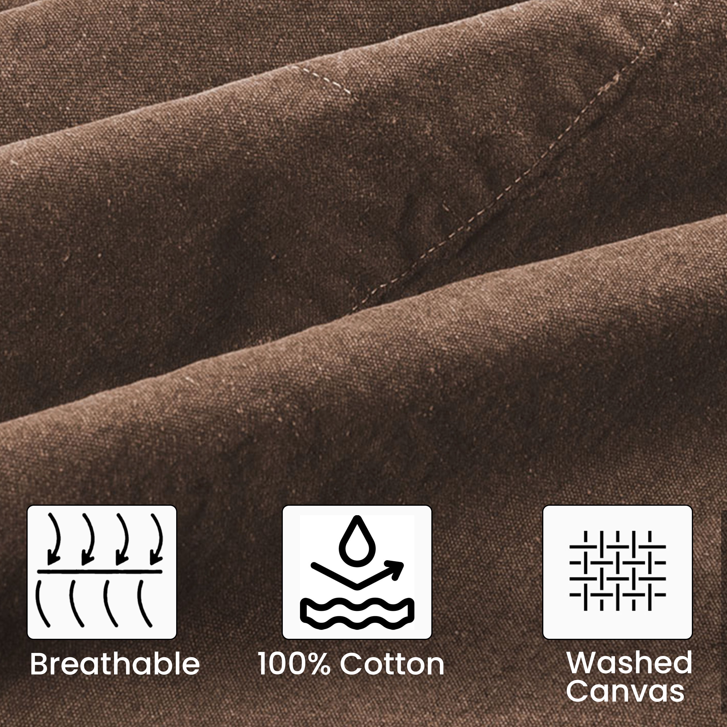 Chef Aprons for Men Women with Large Pockets, Cotton Canvas Cross Back Adjustable Work Apron, Size M to XXL