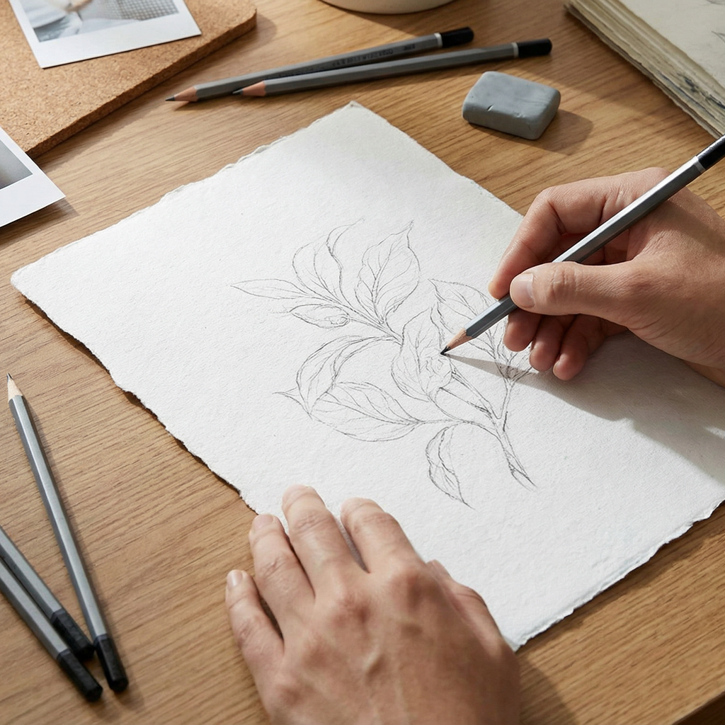 Handmade Watercolor Paper - Vintage | 20 Sheets