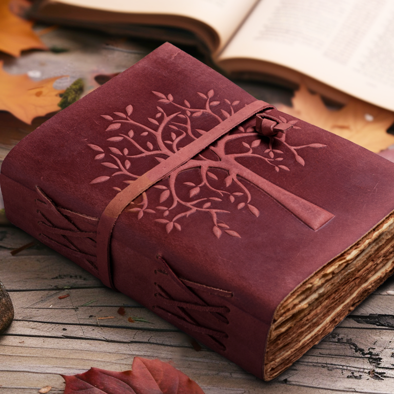 TREE OF LIFE JOURNAL - VINTAGE LEATHER JOURNAL