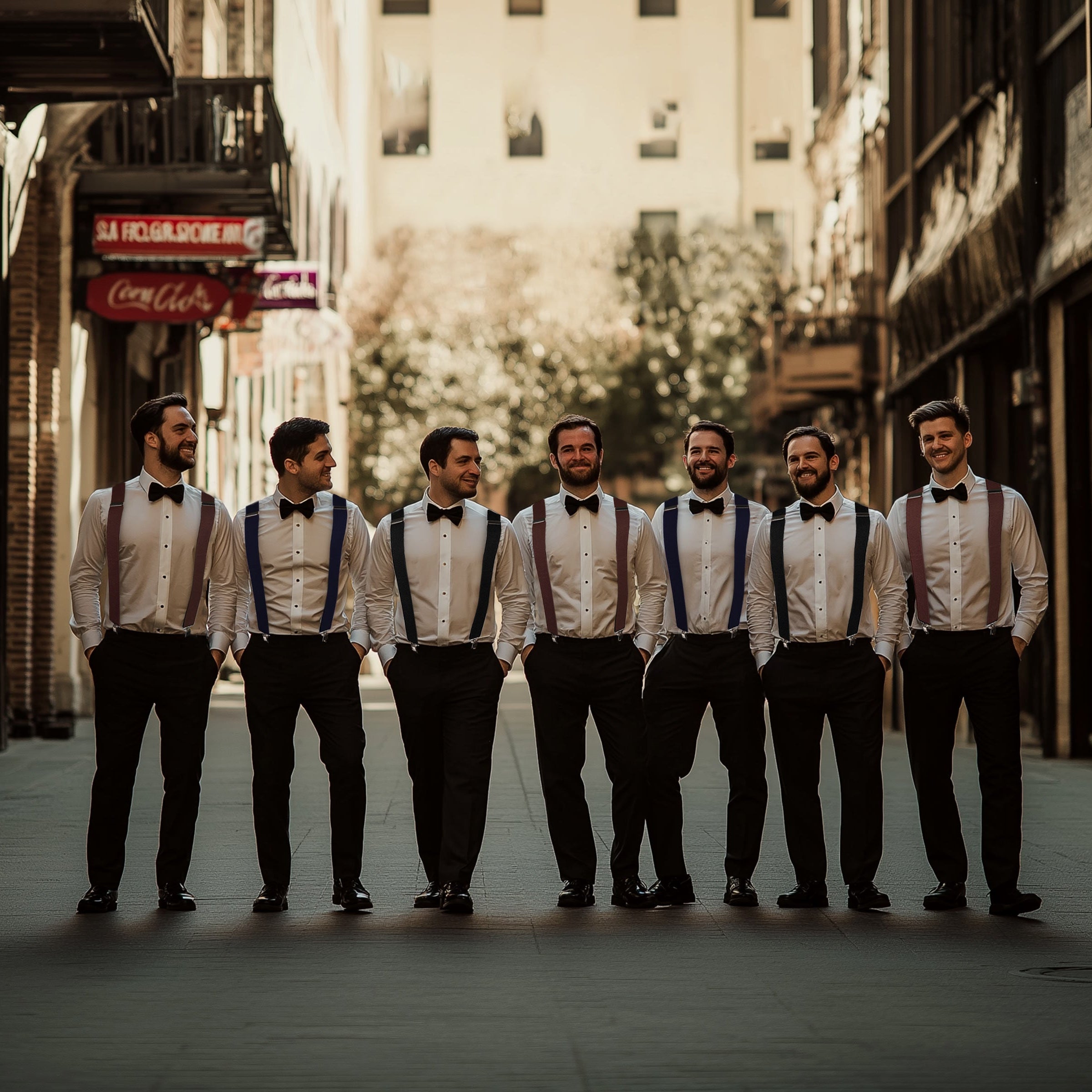 Adjustable Suspenders for Men & Women X-Back Elastic Braces with Strong Clips, Classic Style for Any Occasion