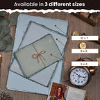 Leather Village black smooth watercolor drawing paper sheets