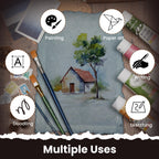 Leather Village black professional watercolor sketch paper