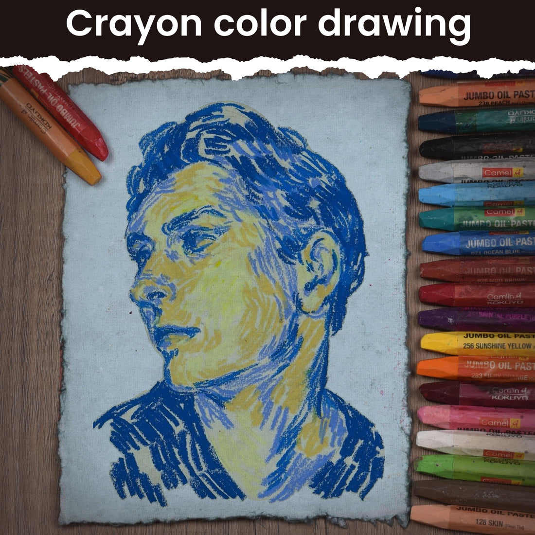 WATERCOLOR PAPER - 150 GSM THICK DECKLE EDGE PAPER - 50 SHEETS COTTON HANDMADE PAPER