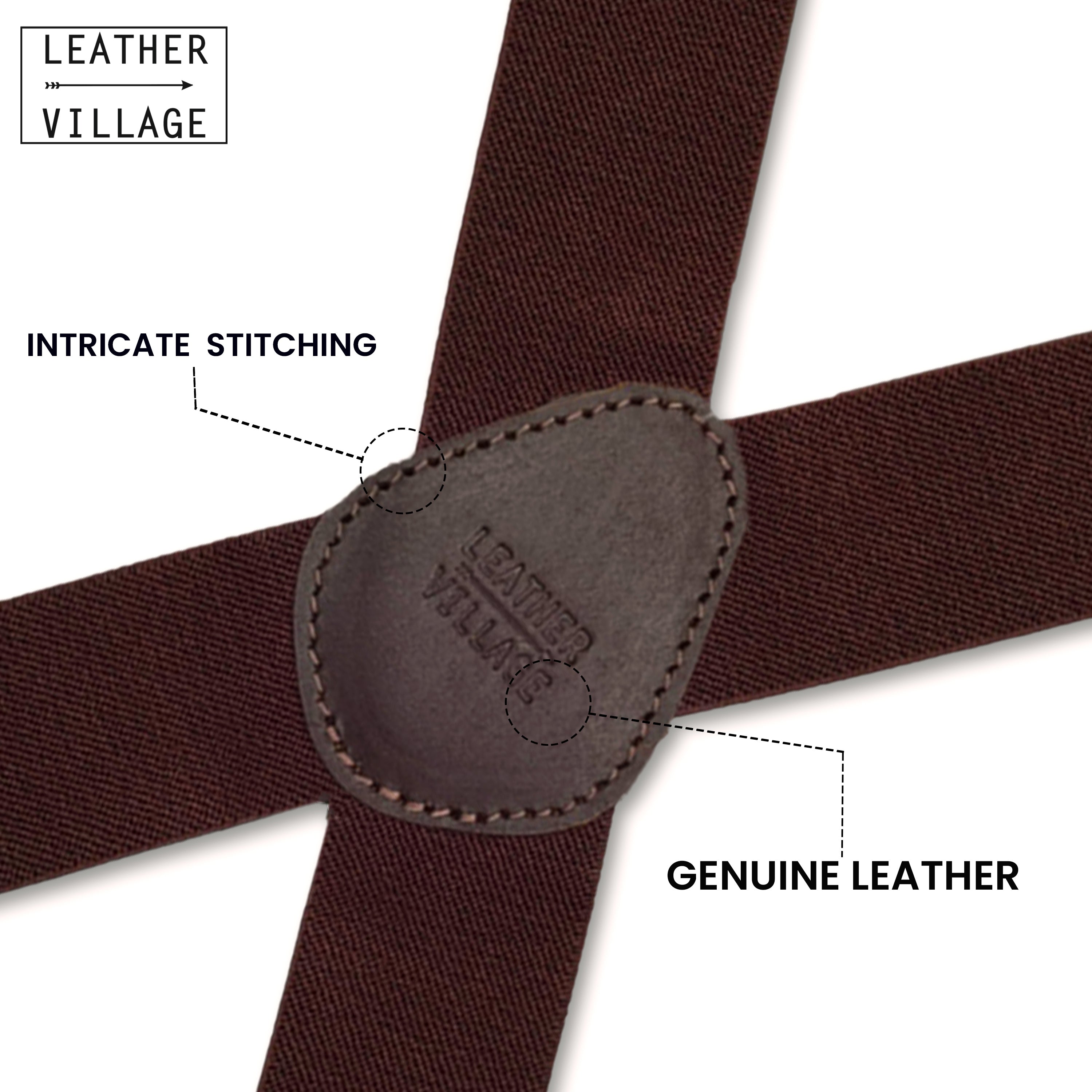 Adjustable Suspenders for Men & Women X-Back Elastic Braces with Strong Clips, Classic Style for Any Occasion