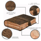 Book of Shadow Journal- Distressed Brown