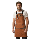 Tan Leather Tool Apron