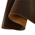 Full Grain Leather Sheet – Dark Brown, Craft Leather for DIY & Tooling