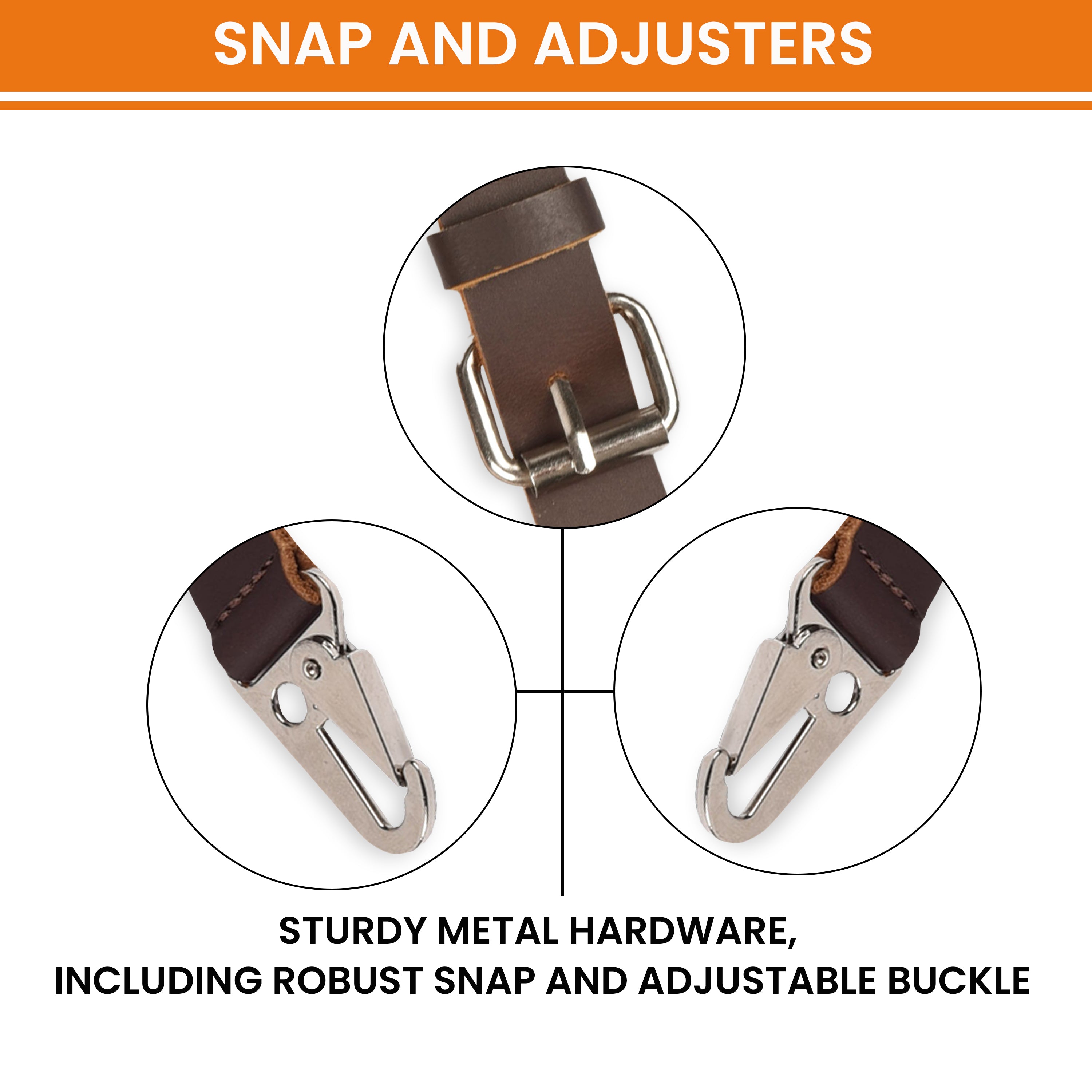 Leather Suspenders for Men & Women Adjustable Y-Back Braces with Snaps Vintage Classic Style for Any Occasion Leather Village