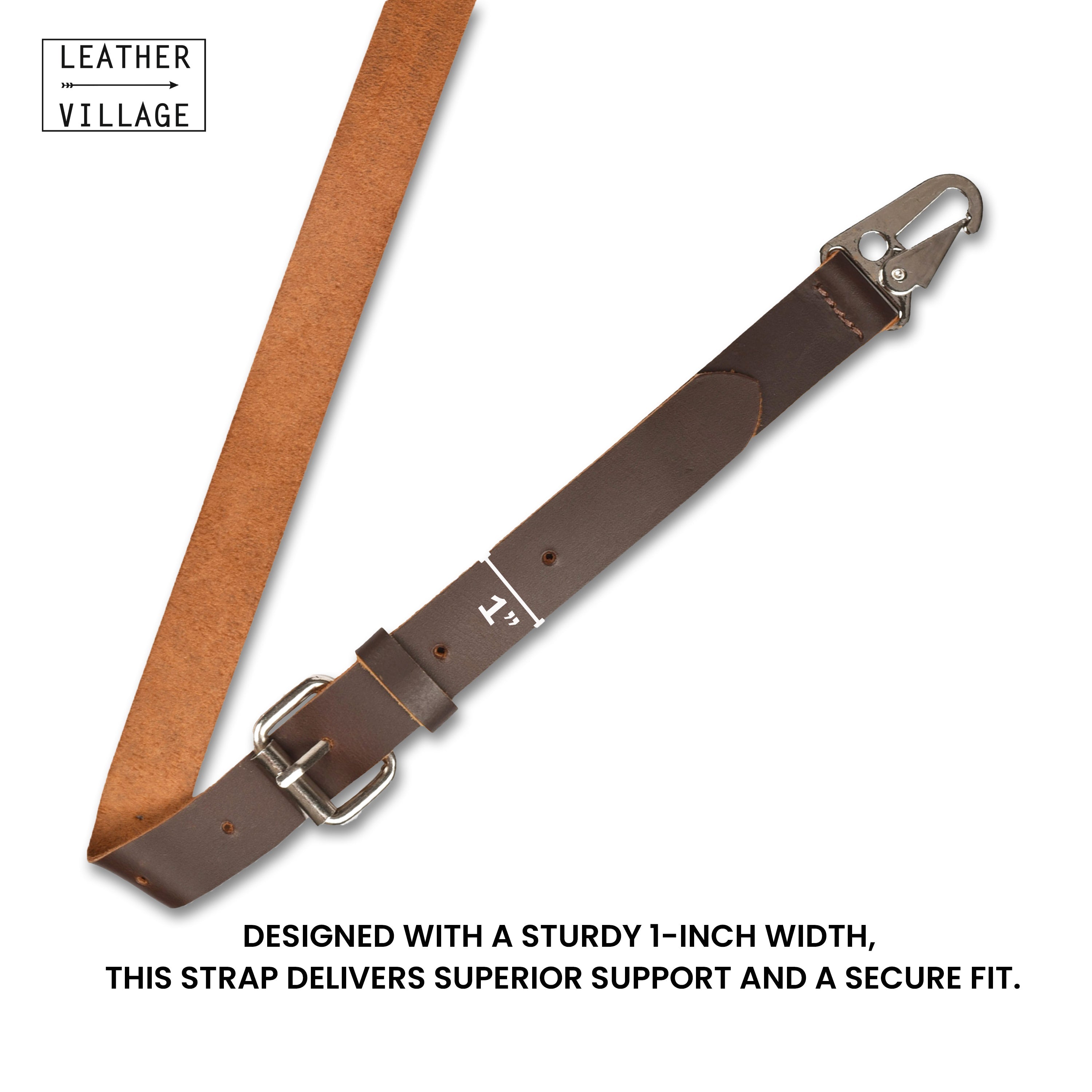 Leather Suspenders for Men & Women Adjustable Y-Back Braces with Snaps Vintage Classic Style for Any Occasion Leather Village