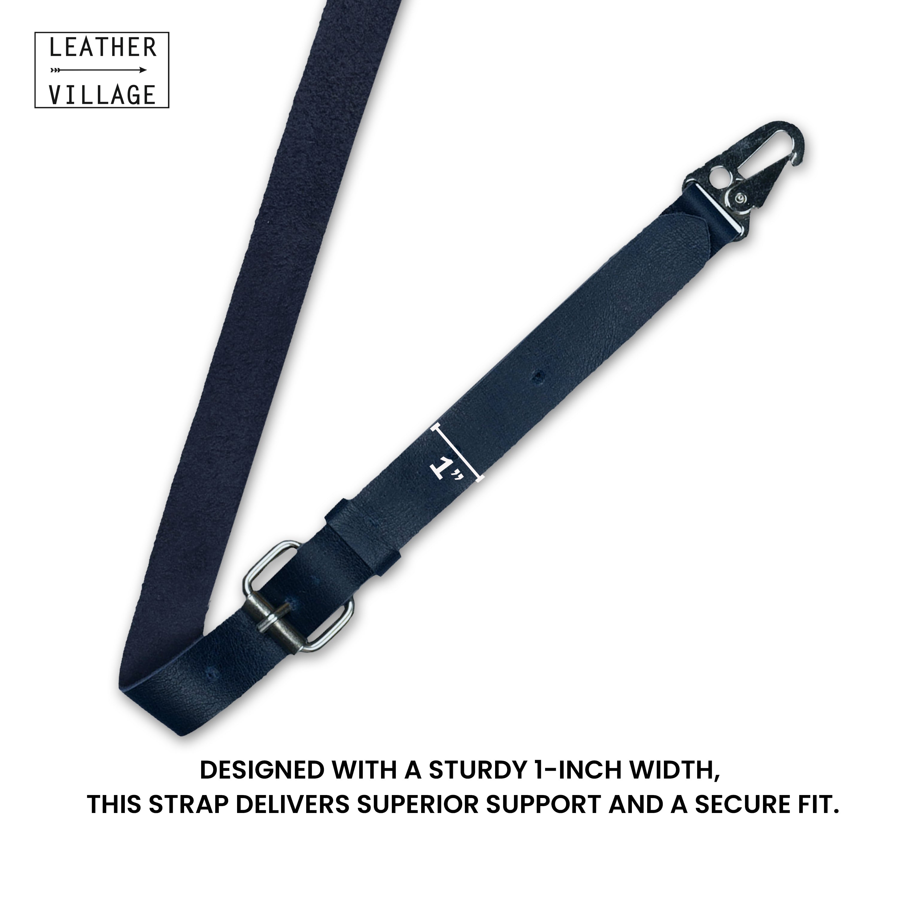 Leather Suspenders for Men & Women Adjustable Y-Back Braces with Snaps Vintage Classic Style for Any Occasion Leather Village