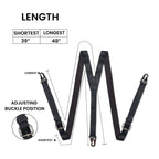 Leather Suspenders for Men & Women Adjustable Y-Back Braces with Snaps Vintage Classic Style for Any Occasion Leather Village