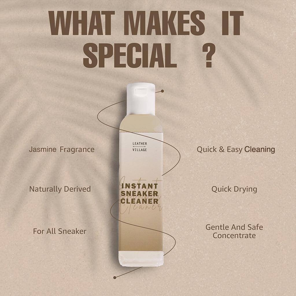 Shoe Cleaner Kit with Brush - Natural Leather Village