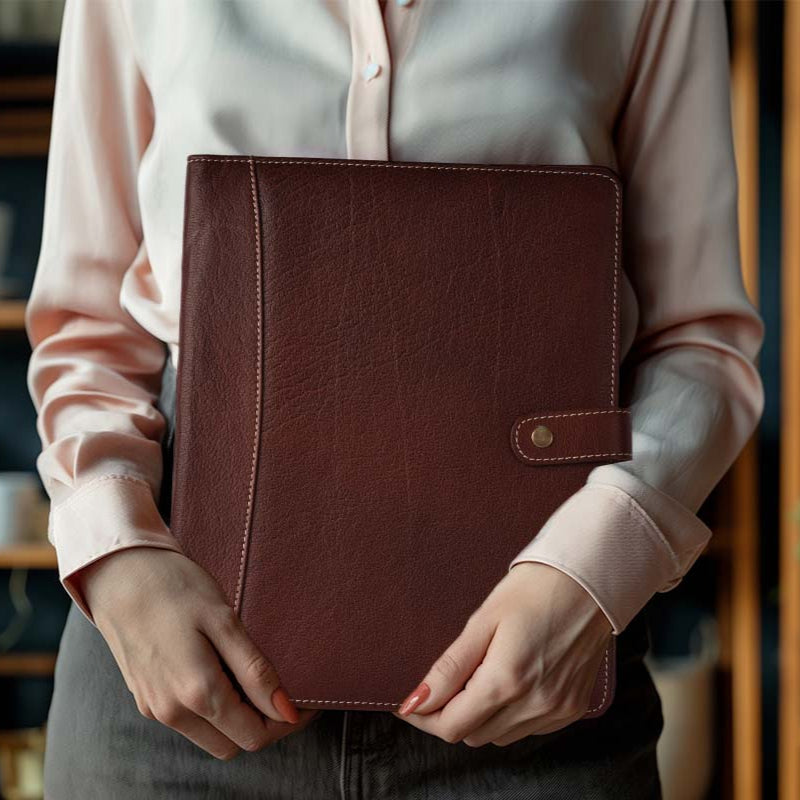 Leather Portfolio & Binder Leather Portfolio for Men and Women, Leather Padfolio, Leather Folder, Portfolio Binder, Business Portfolio Men and Women
