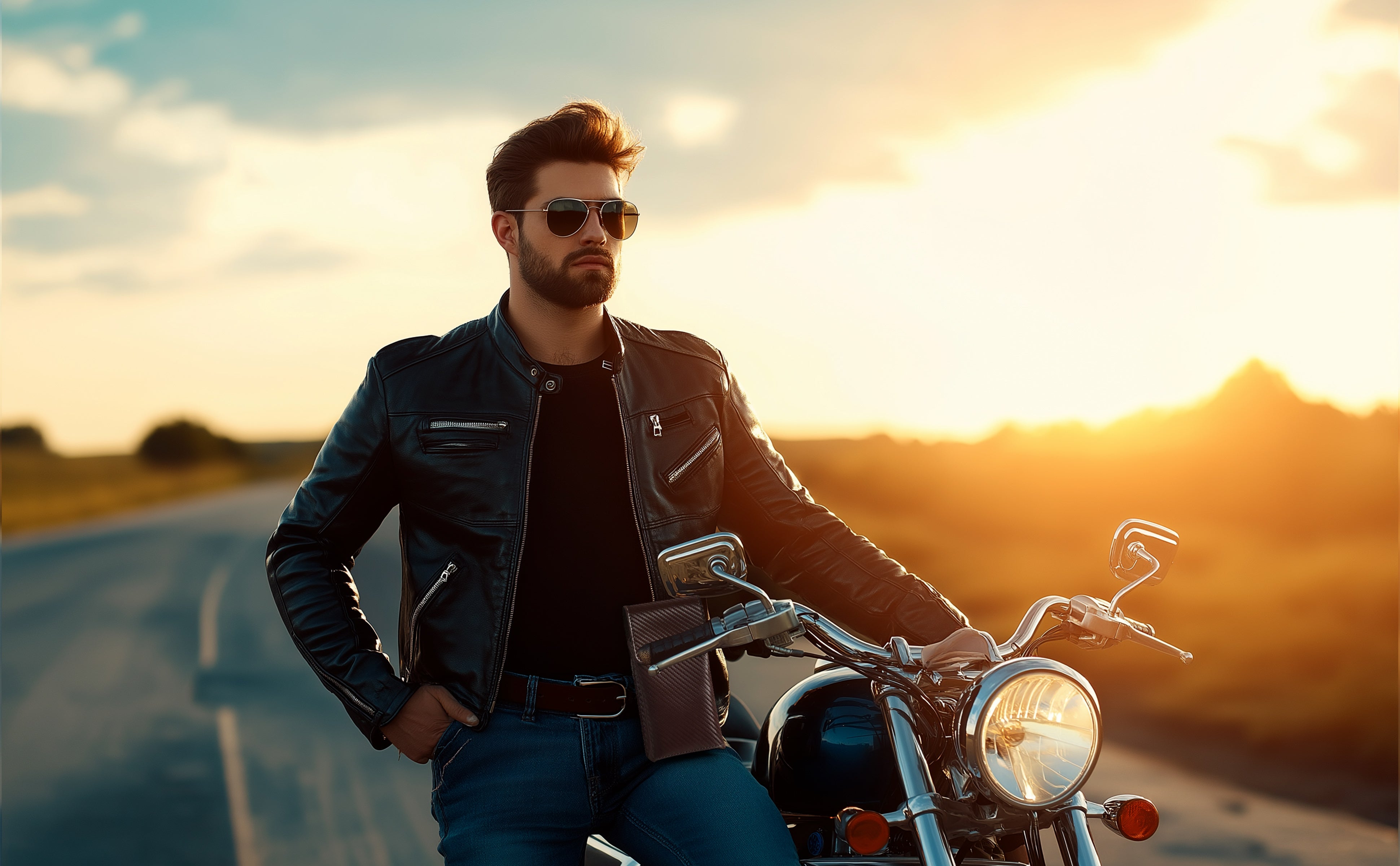 LEATHER VILLAGE Carbon Fiber Genuine Leather Phone Holster with Belt Clip - Available in Black, Brown, Tan