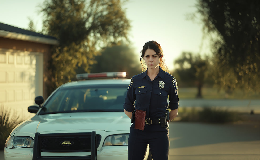 LEATHER VILLAGE Carbon Fiber Genuine Leather Phone Holster with Belt Clip - Available in Black, Brown, Tan