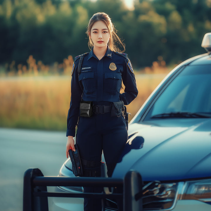 Carbon Fiber Genuine Leather Flip Phone Holster with Belt Clip Universal Cell Phone Pouch for Samsung Galaxy Z Flip 6/Z 5/ Galaxy Z 4/ Z 3 5G/ Motorola Moto Razr 2024