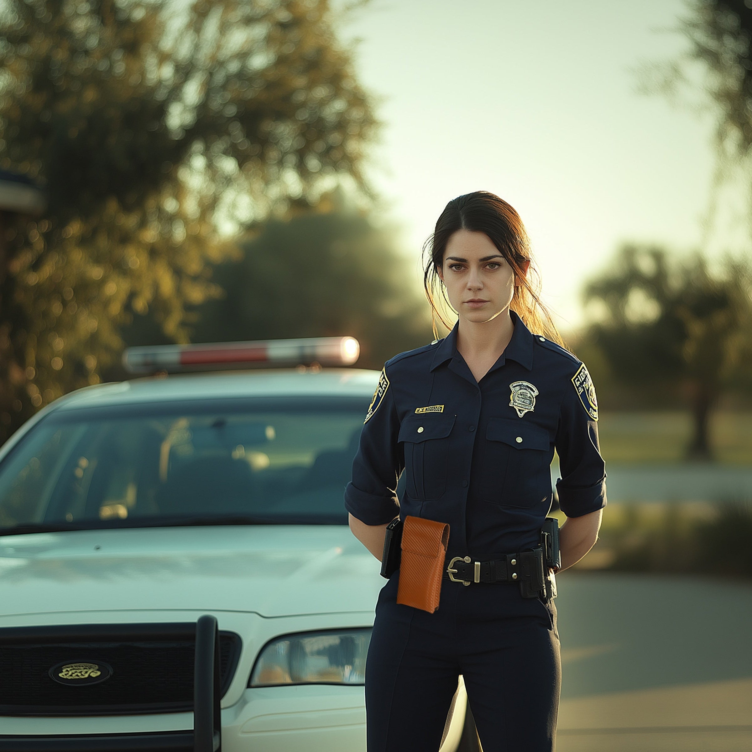 LEATHER VILLAGE Carbon Fiber Genuine Leather Phone Holster with Belt Clip - Available in Black, Brown, Tan