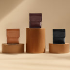 Carbon Fiber Leather Flip Phone Holster - Brown Leather Village