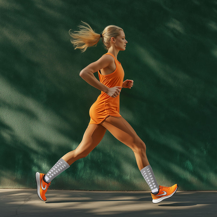 Grip Socks - Non-Slip Cushioned Comfort, Arch Support, Moisture-Wicking Running Socks for Men & Women Pack of 3