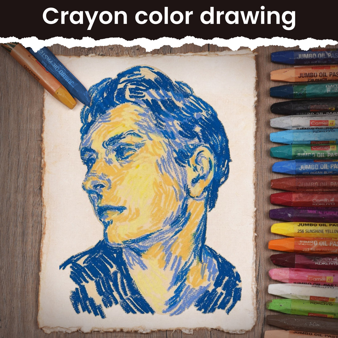 WATERCOLOR PAPER - 150 GSM THICK DECKLE EDGE PAPER - 50 SHEETS COTTON HANDMADE PAPER