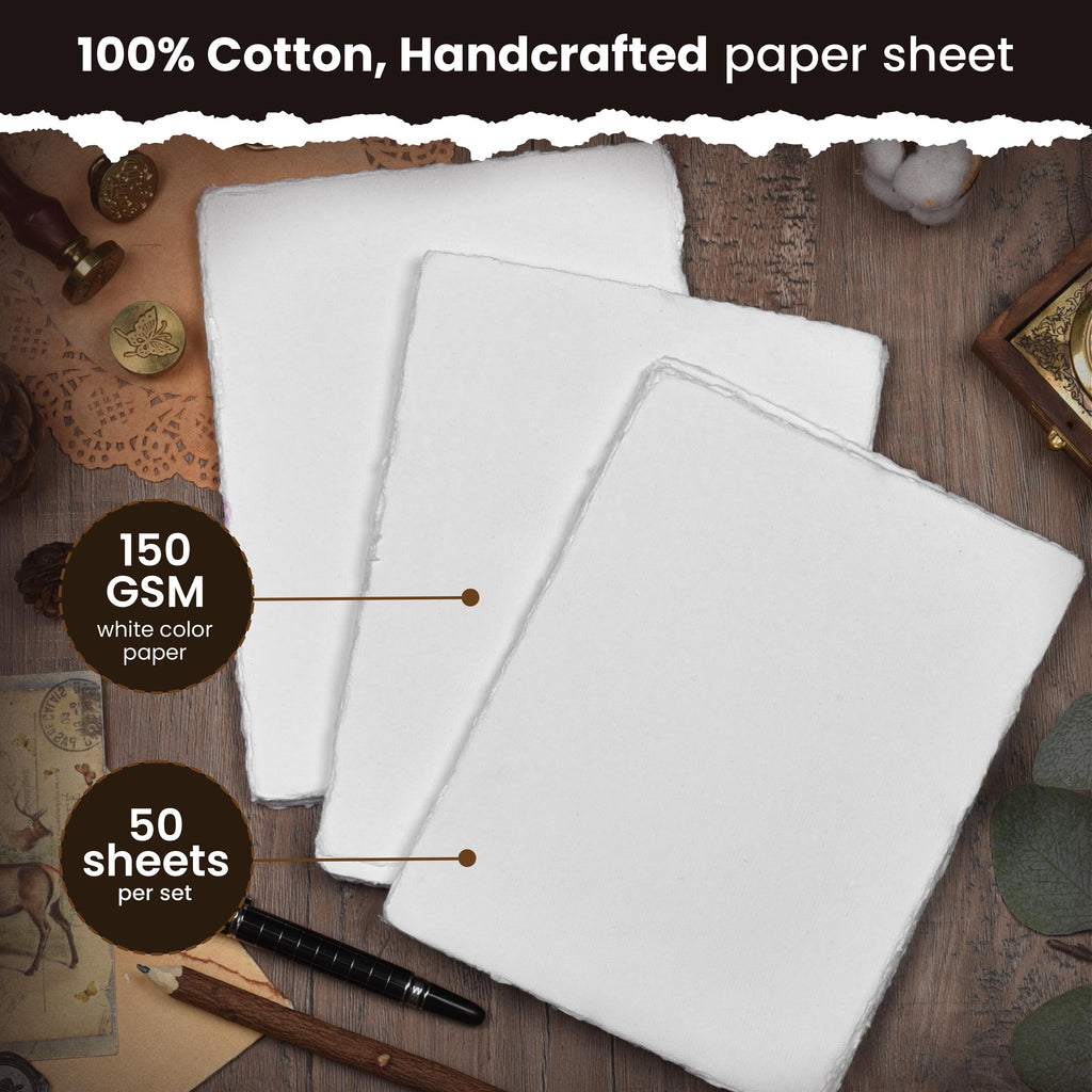 Leather Village white professional watercolor painting paper