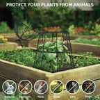 Leather Village rust resistant chicken wire plant cloches pack