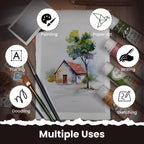 WHITE WATERCOLOR PAPER - 150 GSM THICK 50 SHEETS