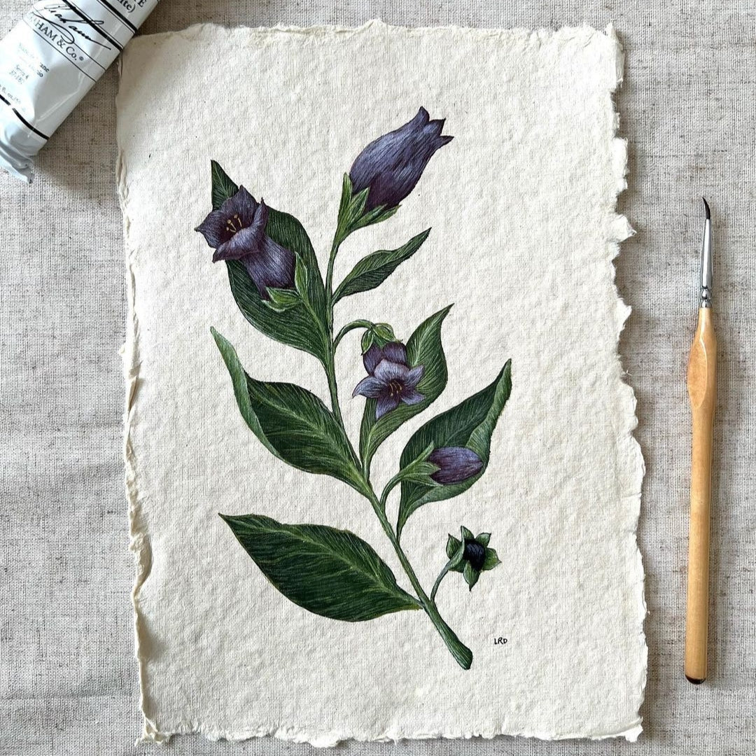 OFF-WHITE WATERCOLOR PAPER - 400 GSM - 25 SHEETS - THICK TEXTURED,ROUGH PAPER