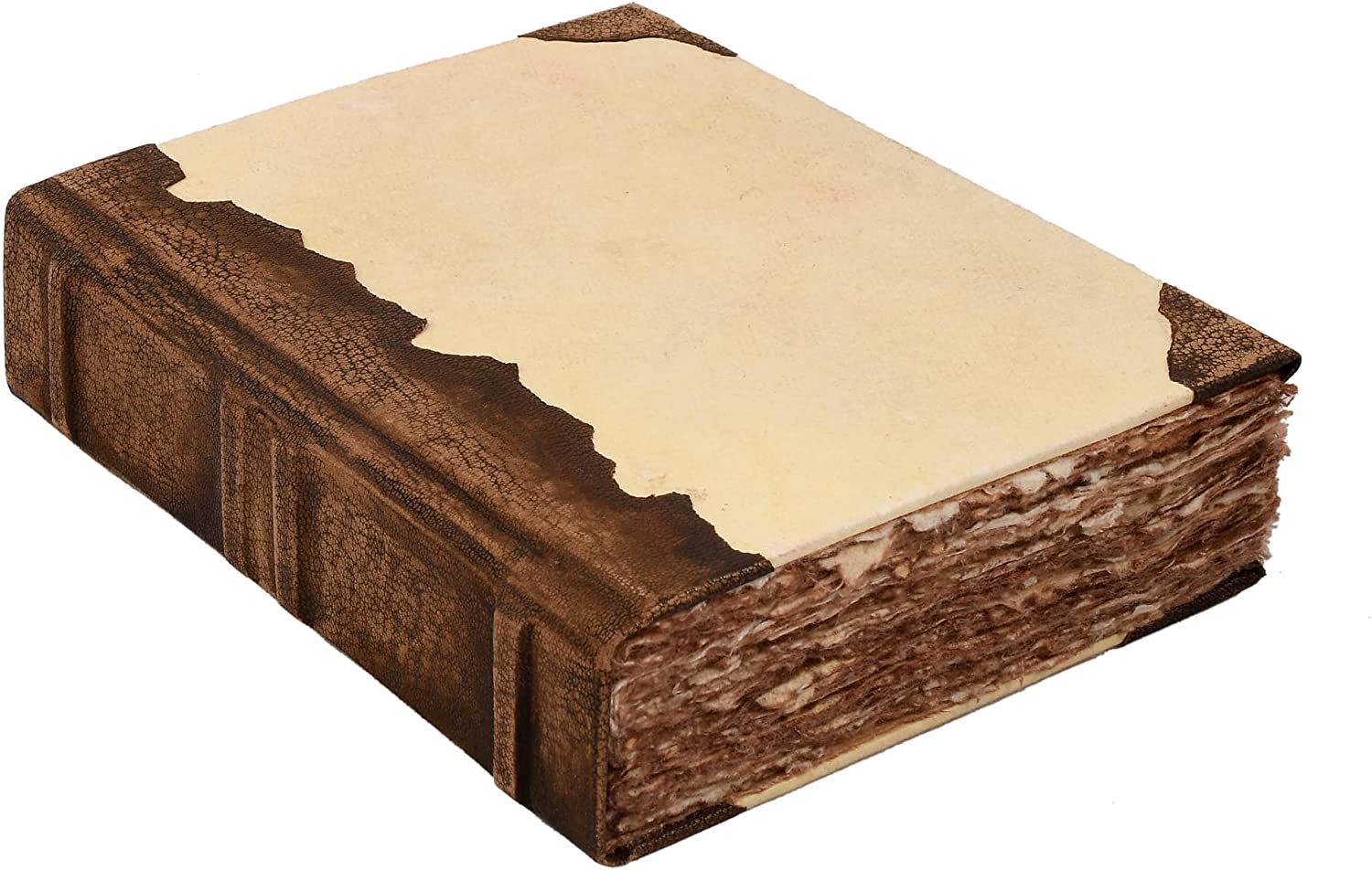 VINTAGE JOURNAL - HANDMADE ANTIQUE DECKLE EDGES PAPER