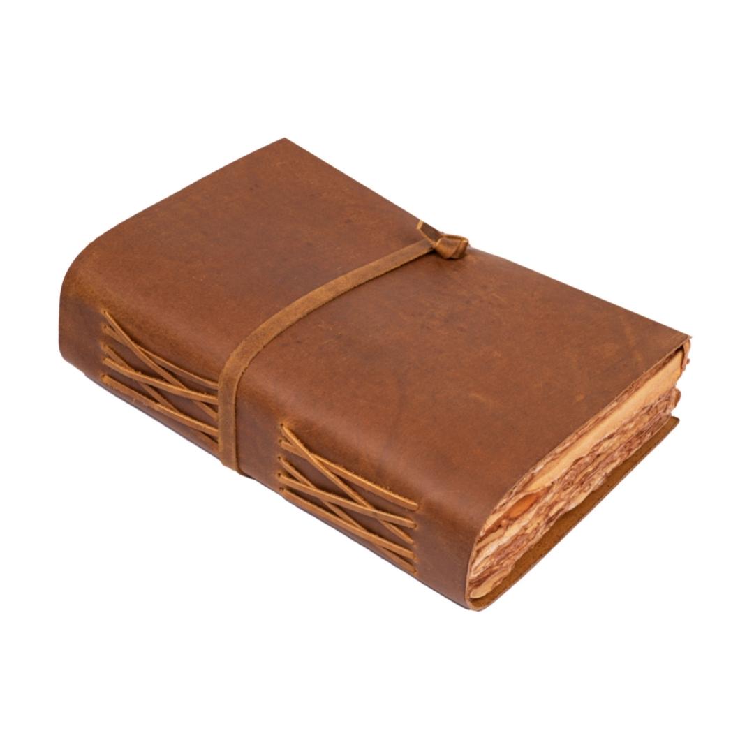Leather Village brown antique handmade leather bound journal