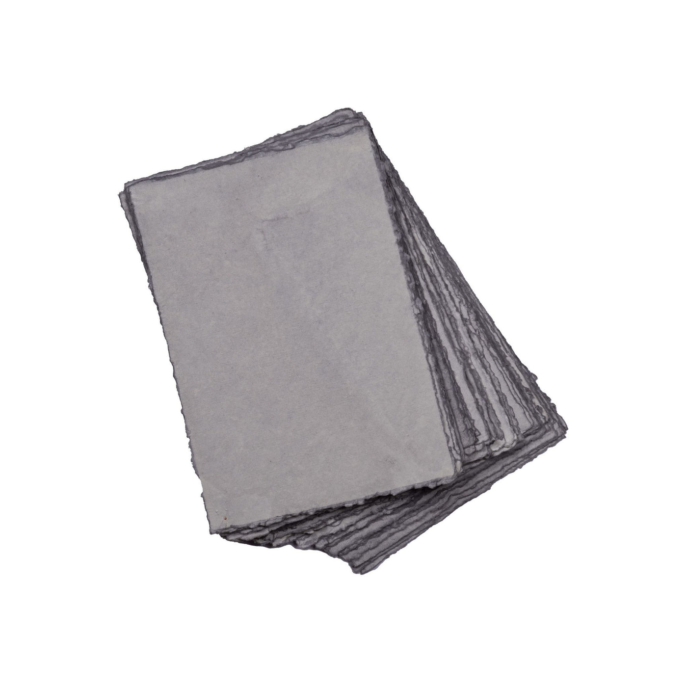 Leather Village - Handmade Cotton Watercolor Paper - 7 x 10 - 200 GSM -  Grey 