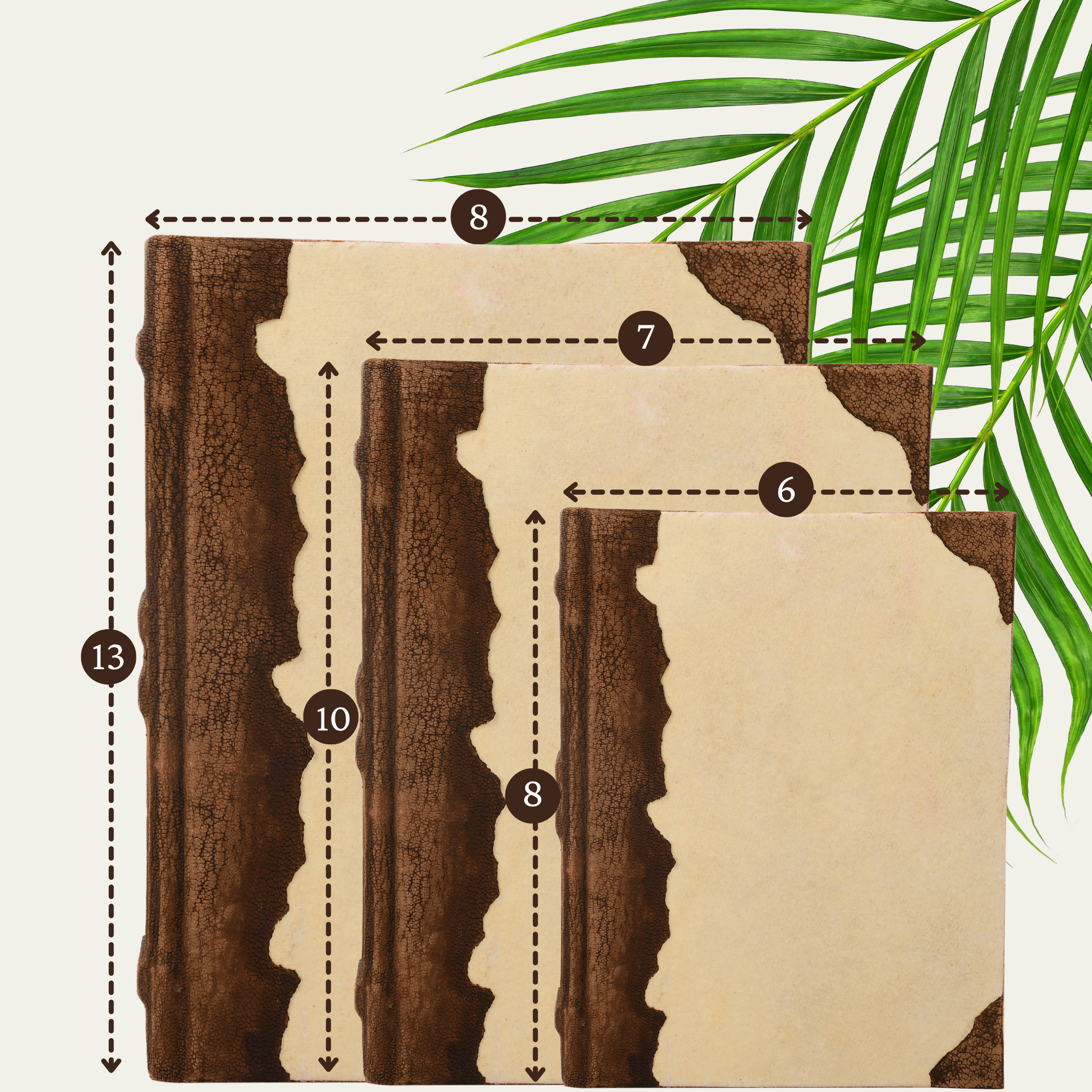 VINTAGE JOURNAL - HANDMADE ANTIQUE DECKLE EDGES PAPER