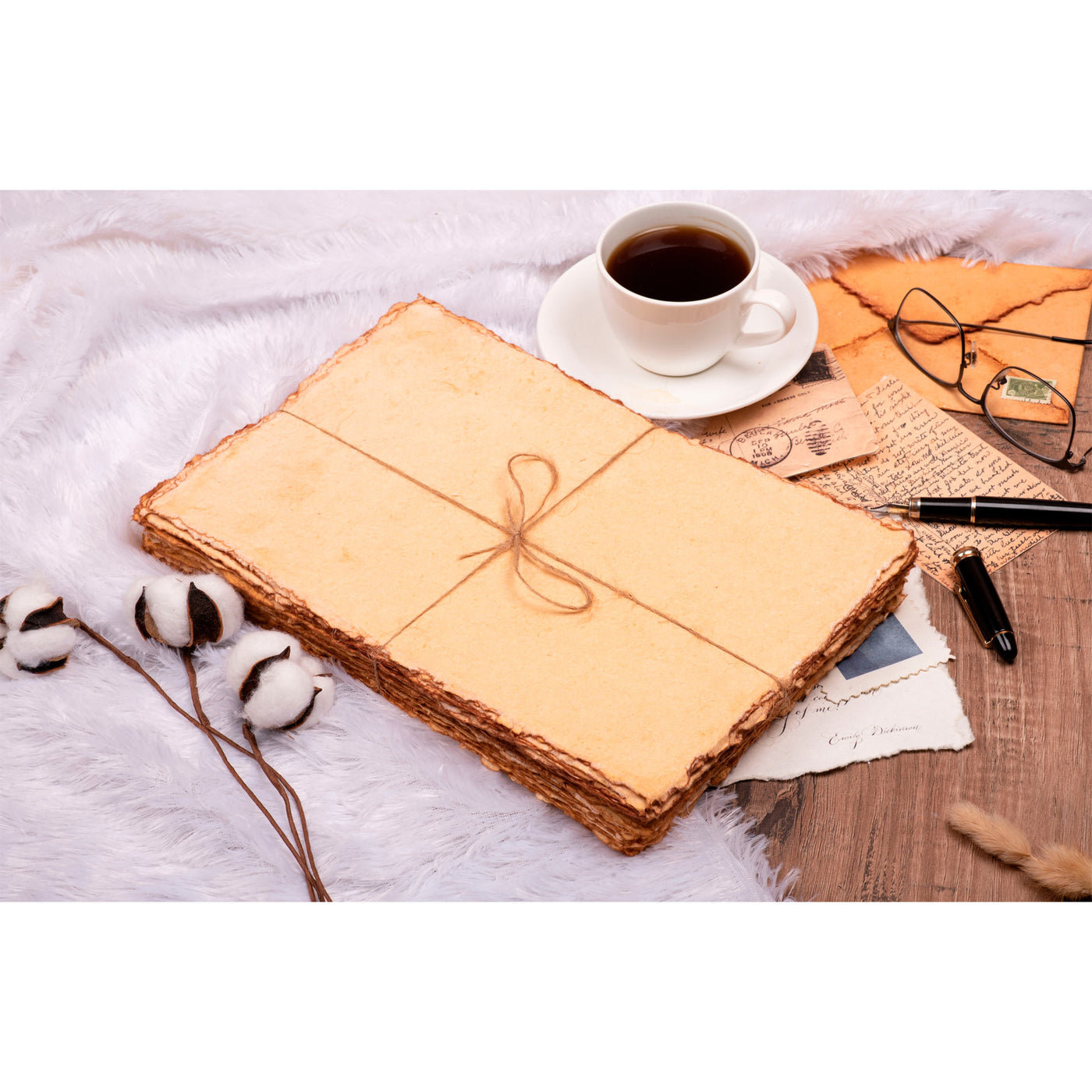 Magic Paper Handmade Stationery Brown Brown Watercolor Paper Natural Old  Retro Rough Edge Paper (Color : Owl A5 5pcs) - Yahoo Shopping